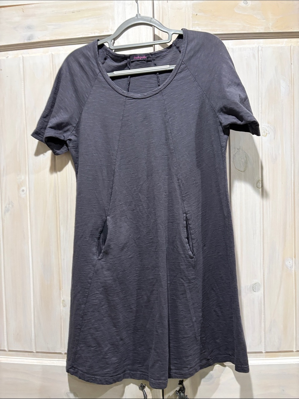 Fresh Produce Charcoal Short-Sleeve A-Line Dress